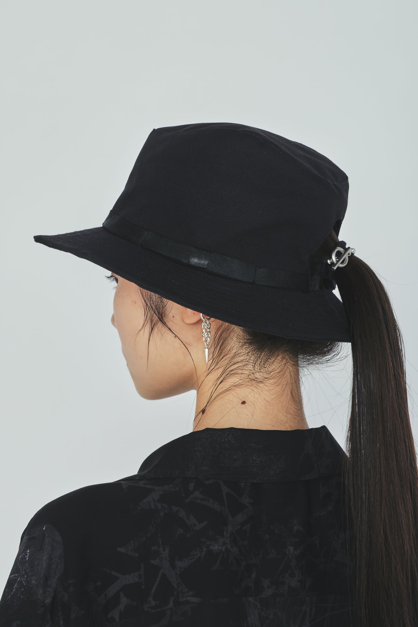 COTTON WRINKLE PONYTAIL HAT