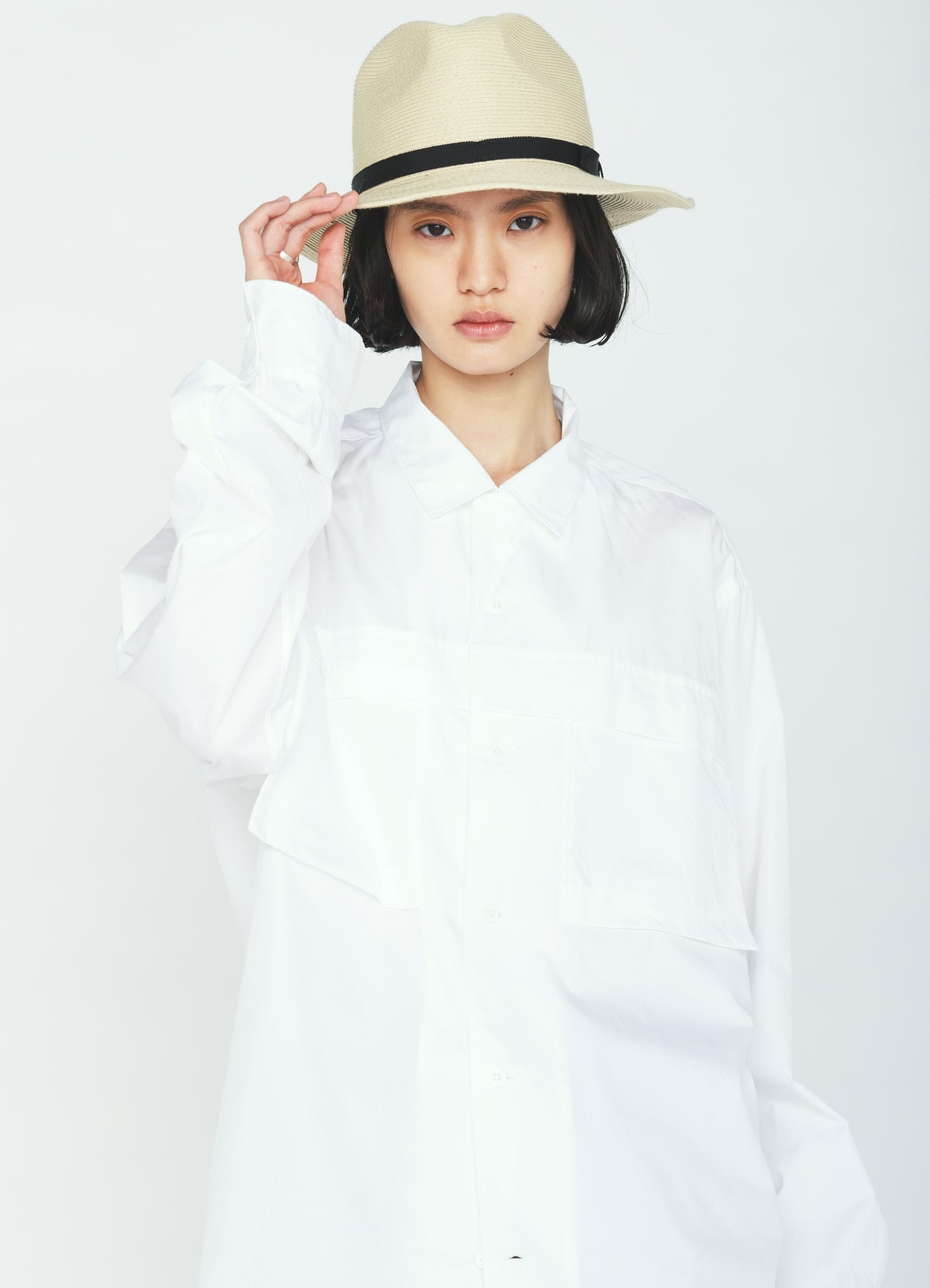 COMPACT STRAW HAT