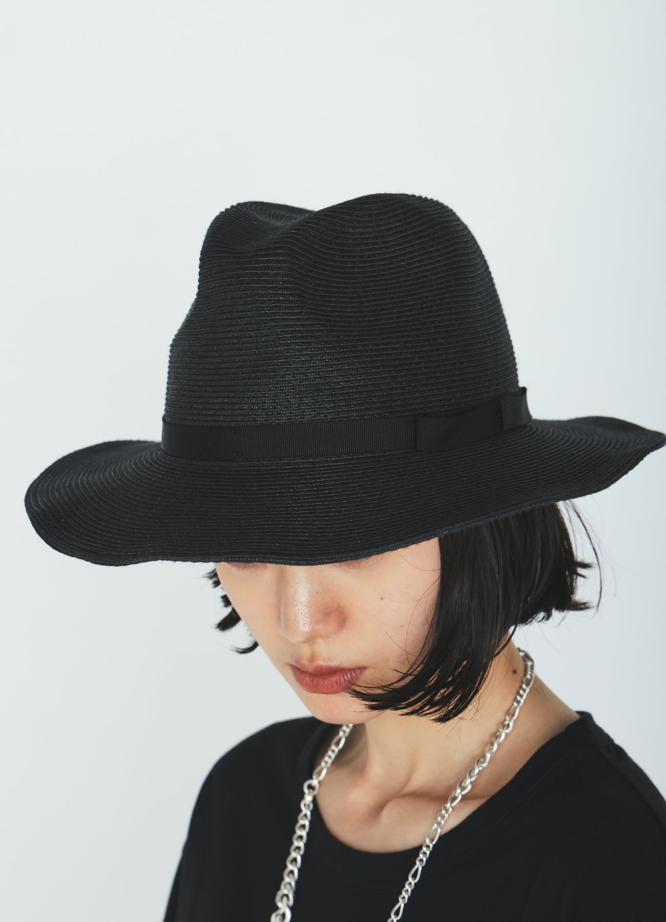 COMPACT STRAW HAT