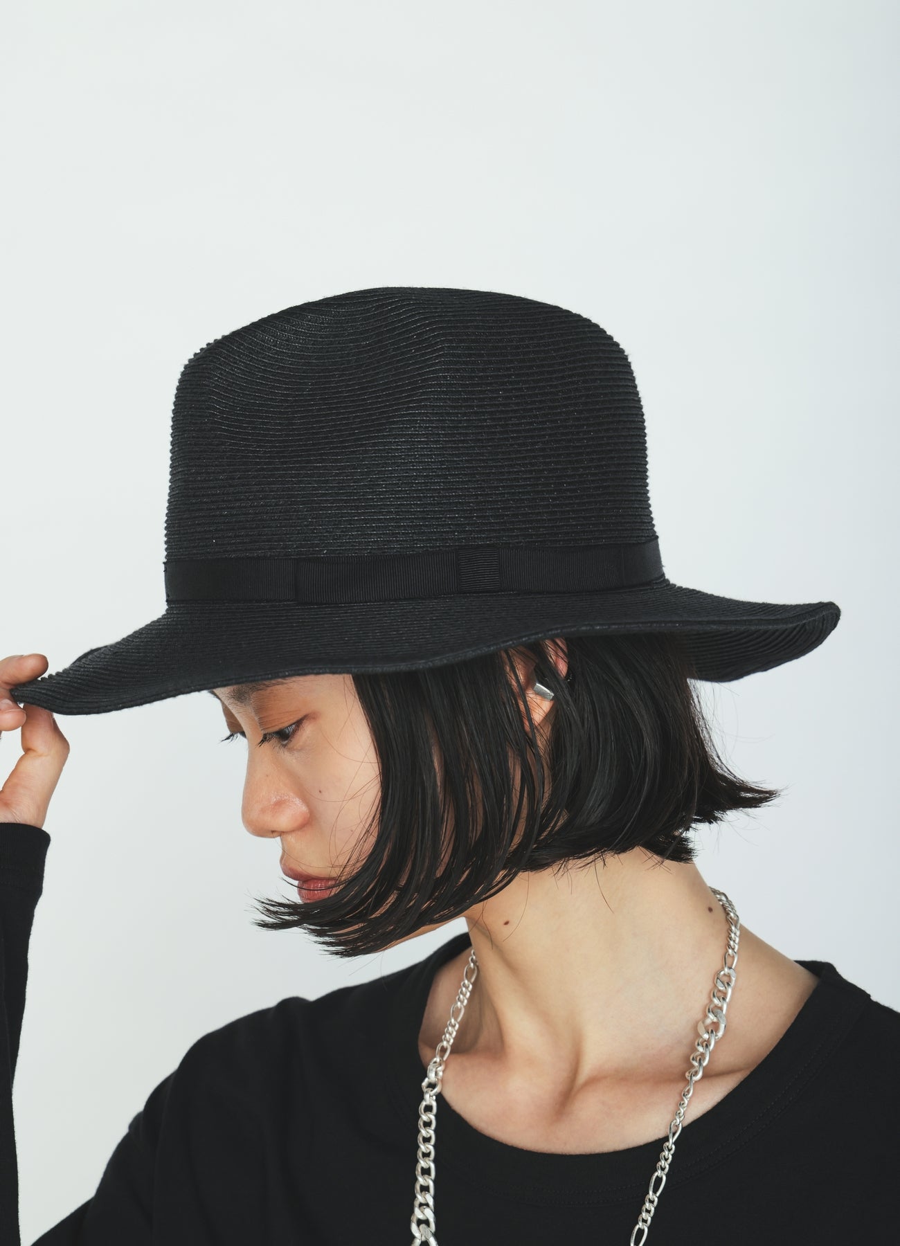 COMPACT STRAW HAT