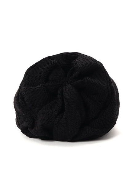 ACRYLIC FLAX KNIT CASQUETTE