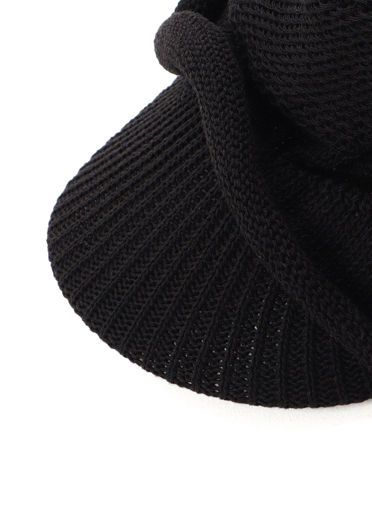 ACRYLIC FLAX KNIT CASQUETTE