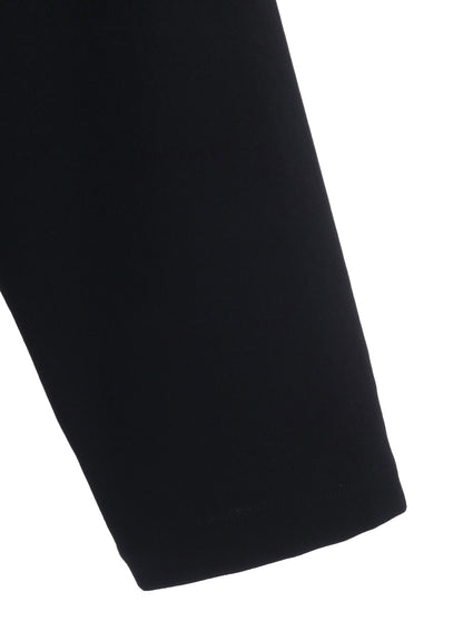 WASHER WOOL GABARDINE SEMI-DOUBLE-BREASTED TIE-FRONT JACKET