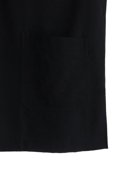 WASHER WOOL GABARDINE SEMI-DOUBLE-BREASTED TIE-FRONT JACKET