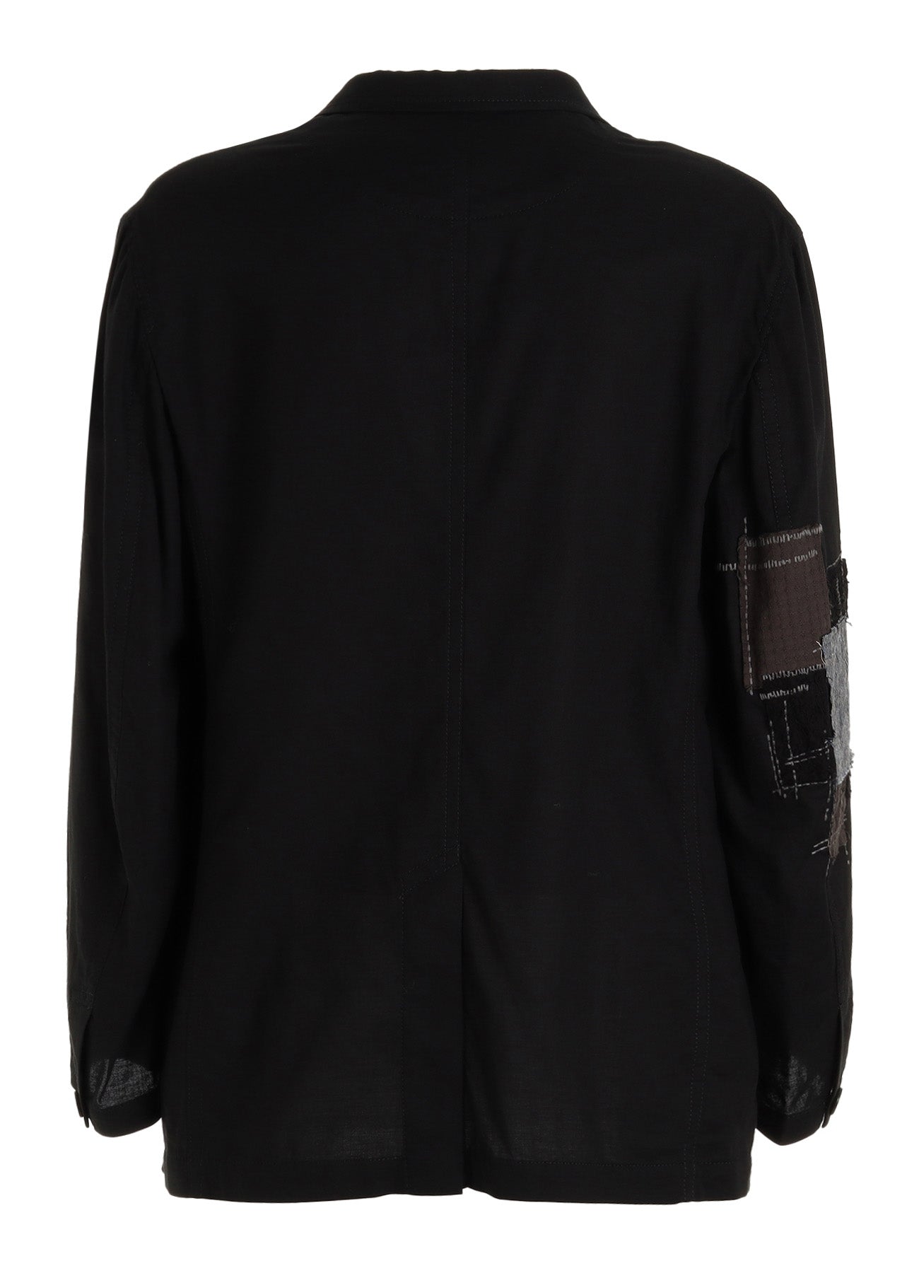 ORGANIC COTTON WASHER ASYMMETRIC SASHIKO EMBROIDERY JACKET – THE