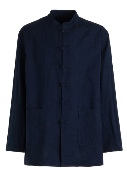 COTTON/LINEN CANVAS SOFRON CHINA SHIRT