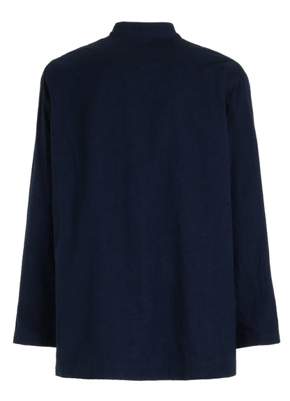 COTTON/LINEN CANVAS SOFRON CHINA SHIRT
