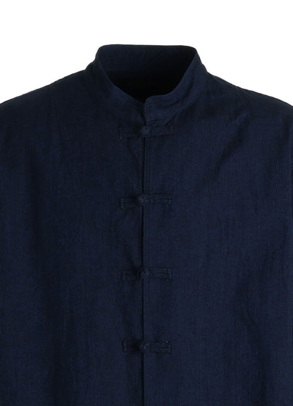 COTTON/LINEN CANVAS SOFRON CHINA SHIRT