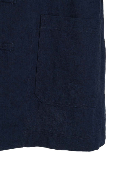 COTTON/LINEN CANVAS SOFRON CHINA SHIRT
