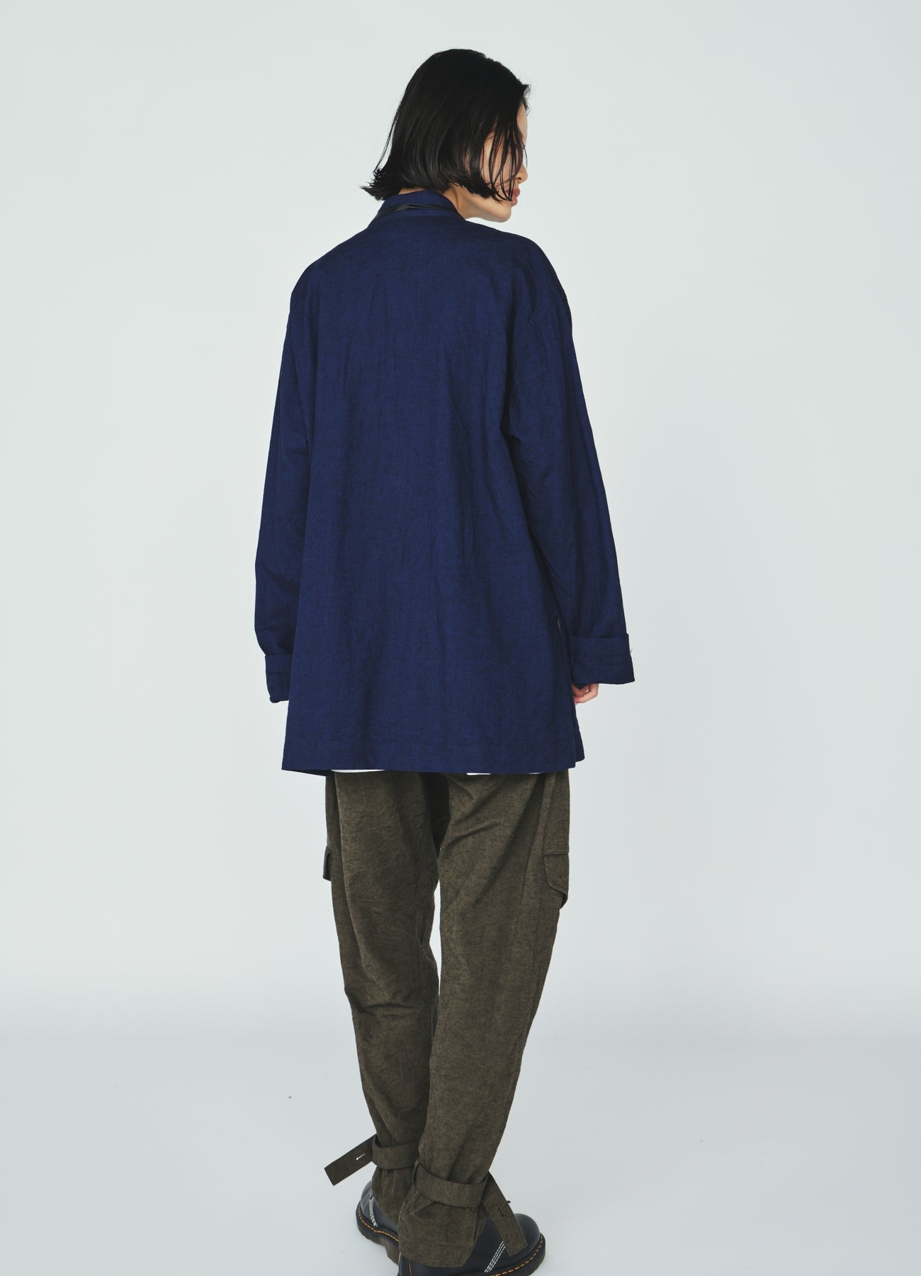 COTTON/LINEN CANVAS SOFRON CHINA SHIRT