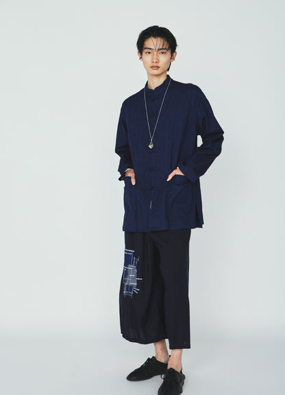 COTTON/LINEN CANVAS SOFRON CHINA SHIRT