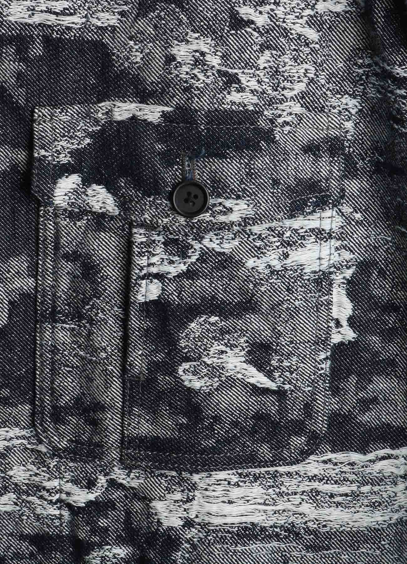 JACQUARD DENIM COVERALL – THE SHOP YOHJI YAMAMOTO