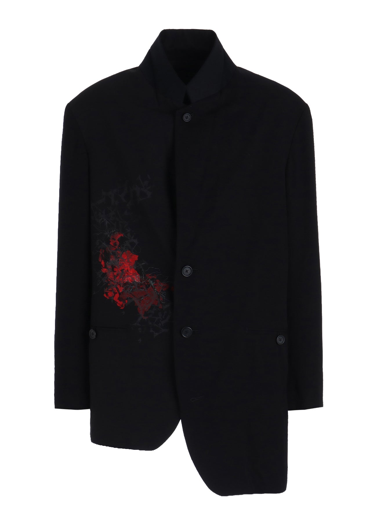 t*k様 ヨウジヤマモト ジャケット FV-J23-107 アシンメトリー サイ STAFF STYLING｜THE SHOP YOHJI YAMAMOTO