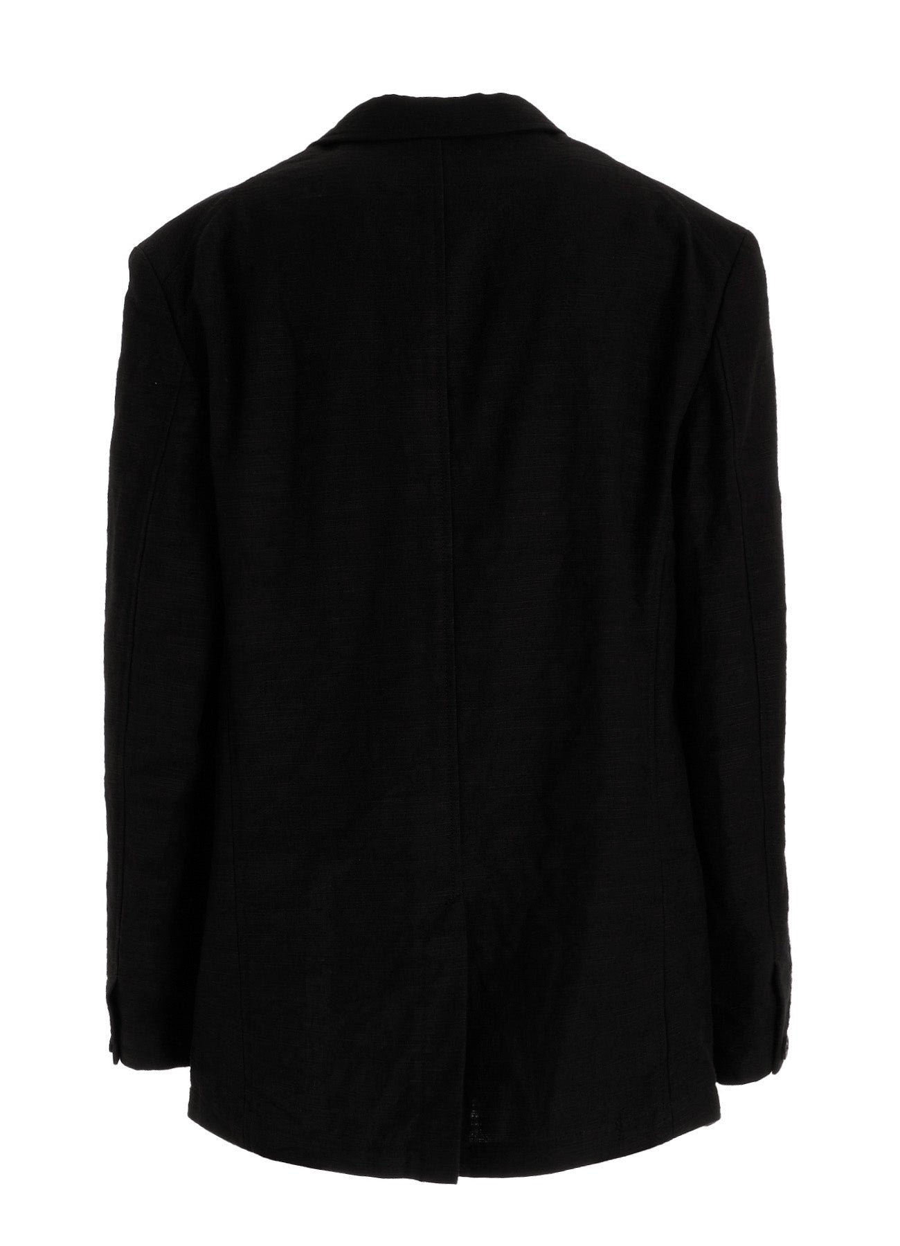 COTTON/LINEN FLOWER EMBROIDERY JACKET – THE SHOP YOHJI YAMAMOTO