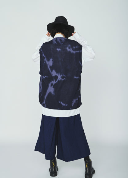 CHUSEN-DYED COMPACT TWIST VEST
