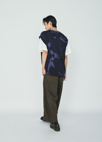 CHUSEN-DYED COMPACT TWIST VEST