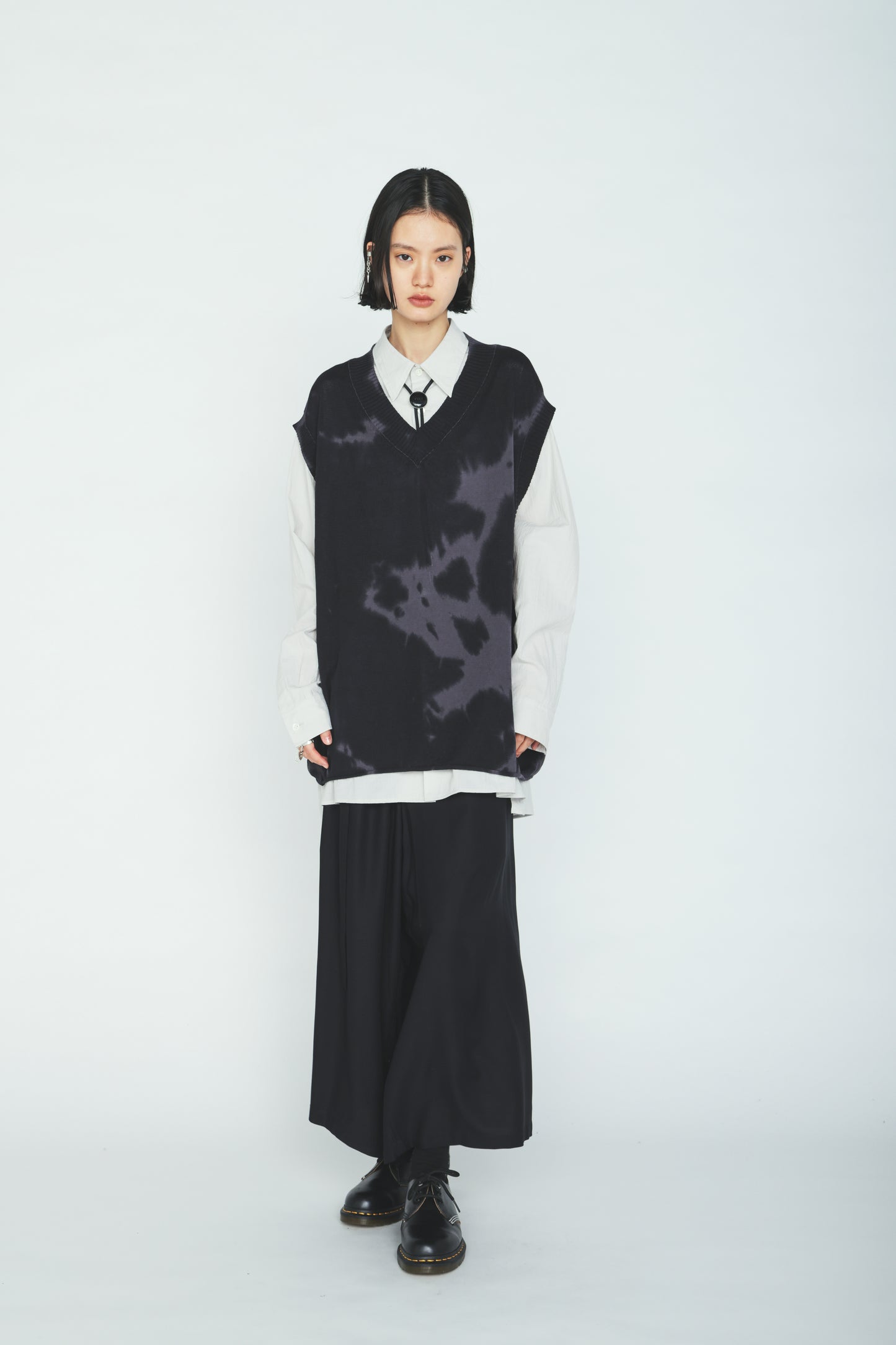 CHUSEN-DYED COMPACT TWIST VEST