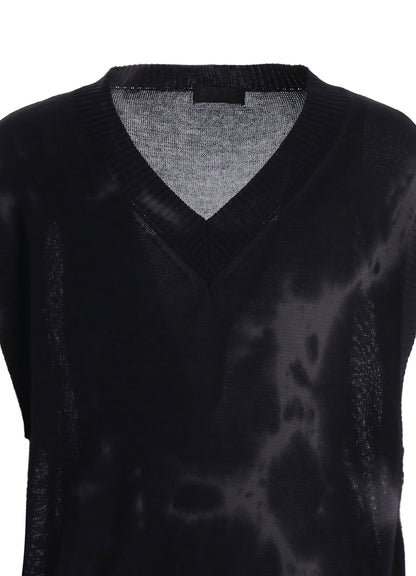 CHUSEN-DYED COMPACT TWIST VEST
