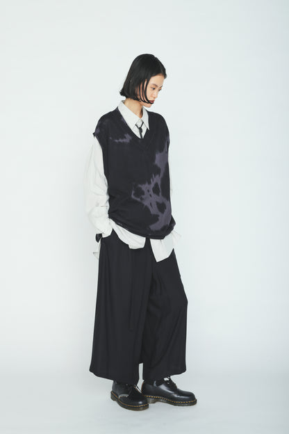 CHUSEN-DYED COMPACT TWIST VEST