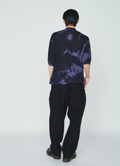 CHUSEN-DYED COMPACT TWIST POLO SHIRT