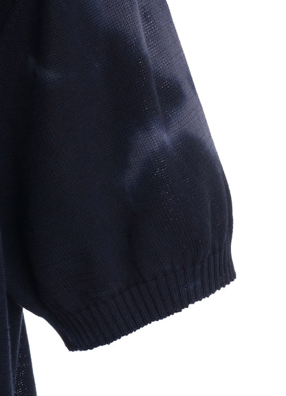 CHUSEN-DYED COMPACT TWIST POLO SHIRT