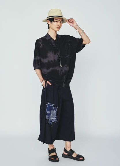 CHUSEN-DYED COMPACT TWIST POLO SHIRT