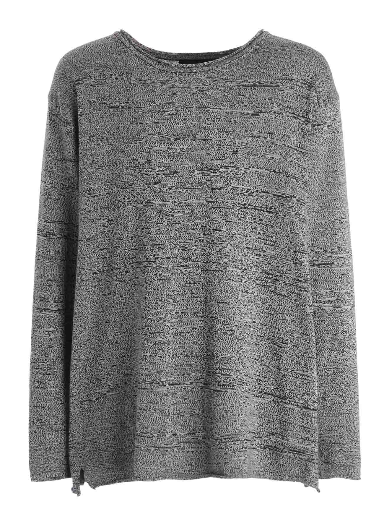 COTTON SUVIN GOLD KNIT PULLOVER