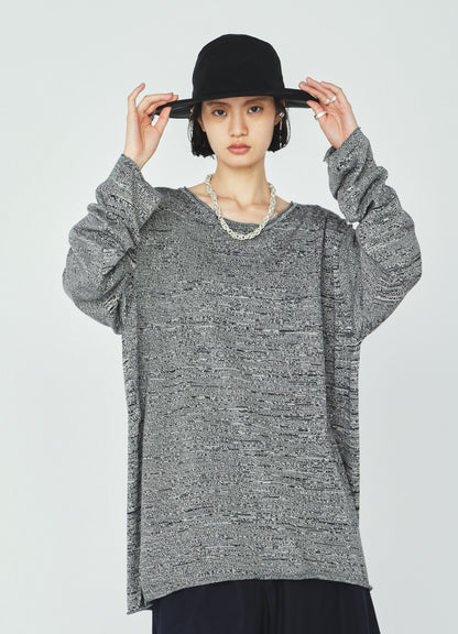 COTTON SUVIN GOLD KNIT PULLOVER