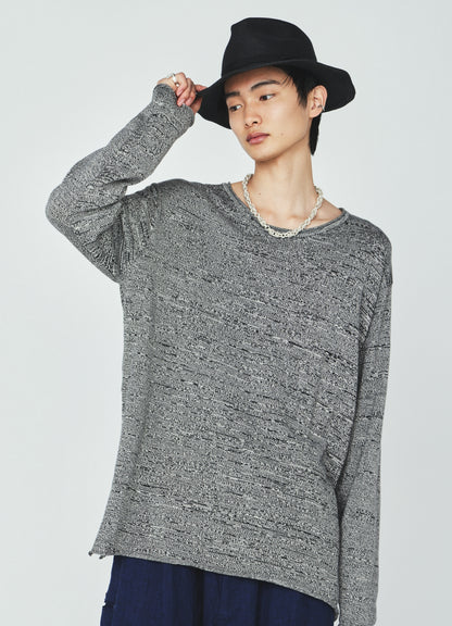 COTTON SUVIN GOLD KNIT PULLOVER