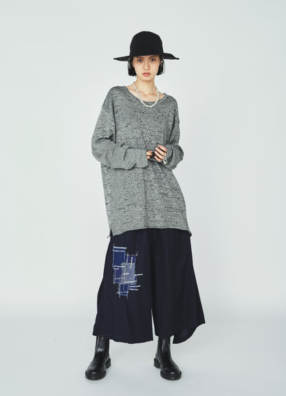 COTTON SUVIN GOLD KNIT PULLOVER