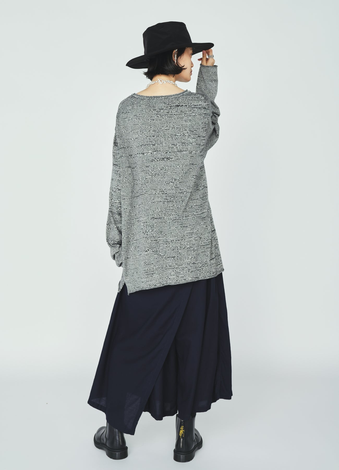 COTTON SUVIN GOLD KNIT PULLOVER