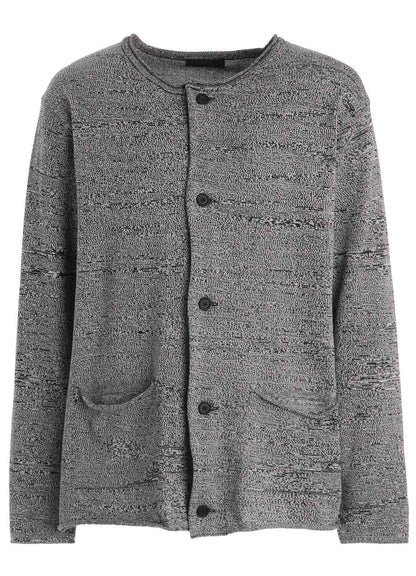 COTTON SUVIN GOLD KNIT CARDIGAN