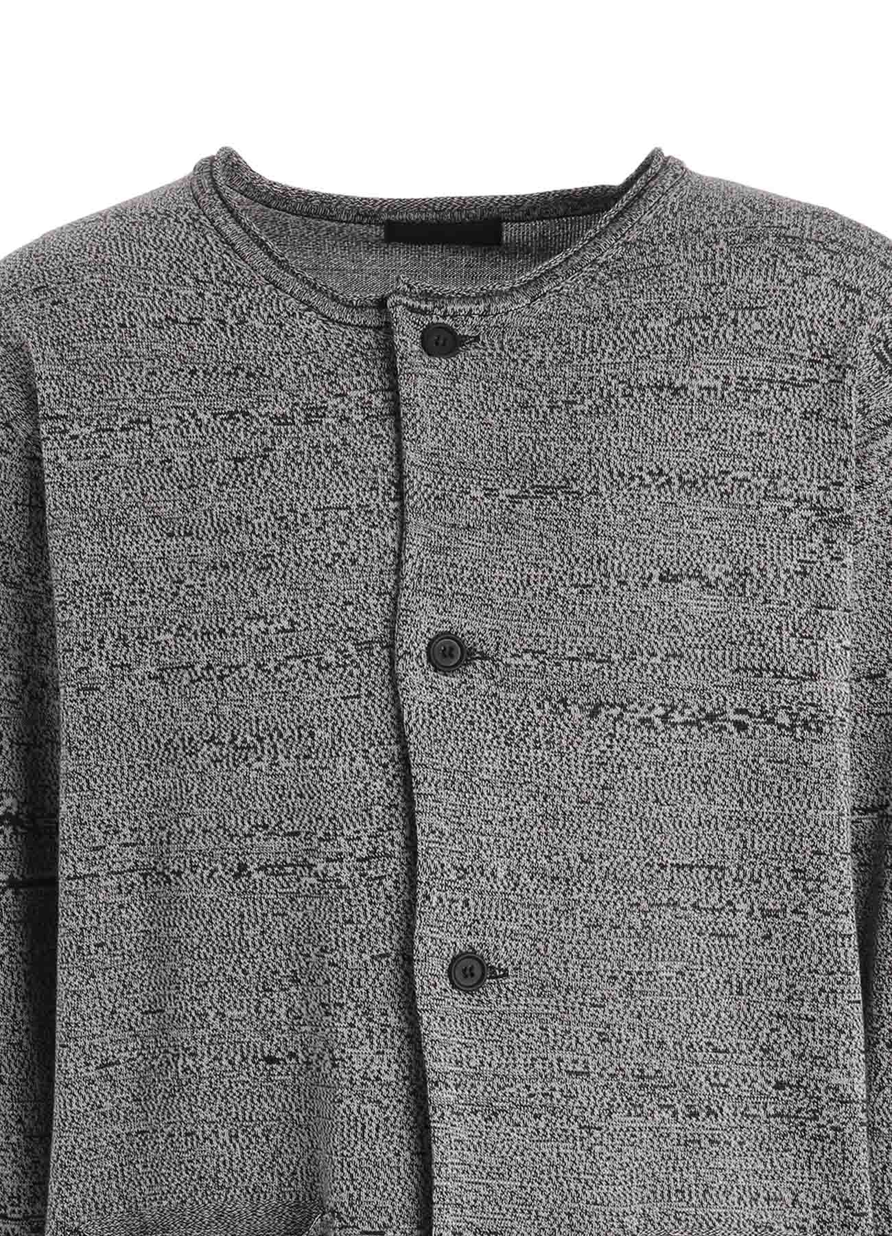 COTTON SUVIN GOLD KNIT CARDIGAN