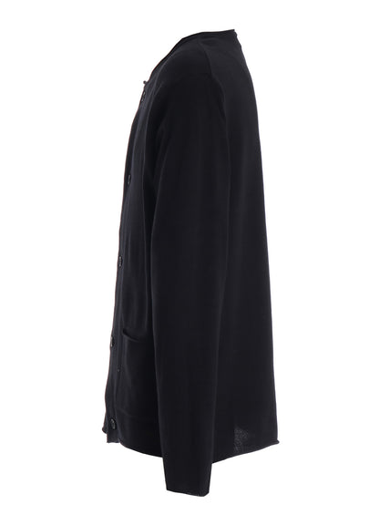 COTTON SUVIN GOLD KNIT CARDIGAN