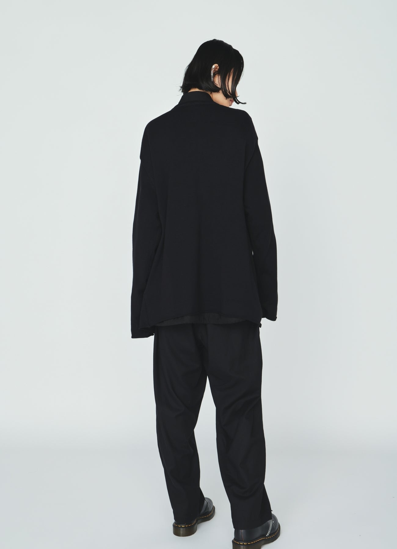 COTTON SUVIN GOLD KNIT CARDIGAN