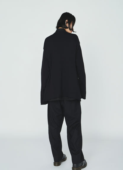 COTTON SUVIN GOLD KNIT CARDIGAN