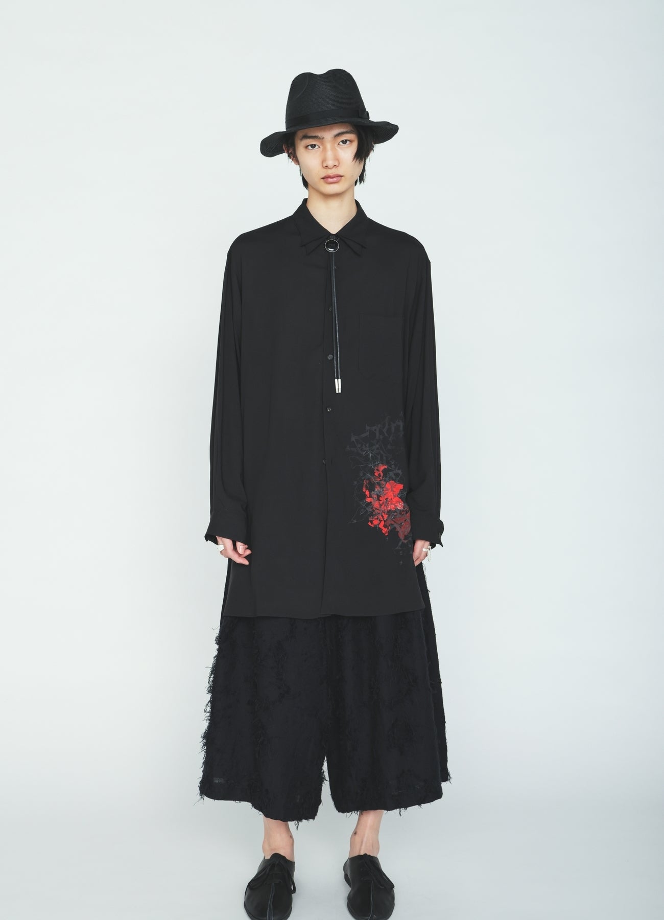 COTTON BOTANICAL SHEER JACQUARD CULOTTE PANTS – THE SHOP YOHJI