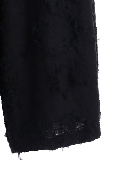 COTTON BOTANICAL SHEER JACQUARD CULOTTE PANTS