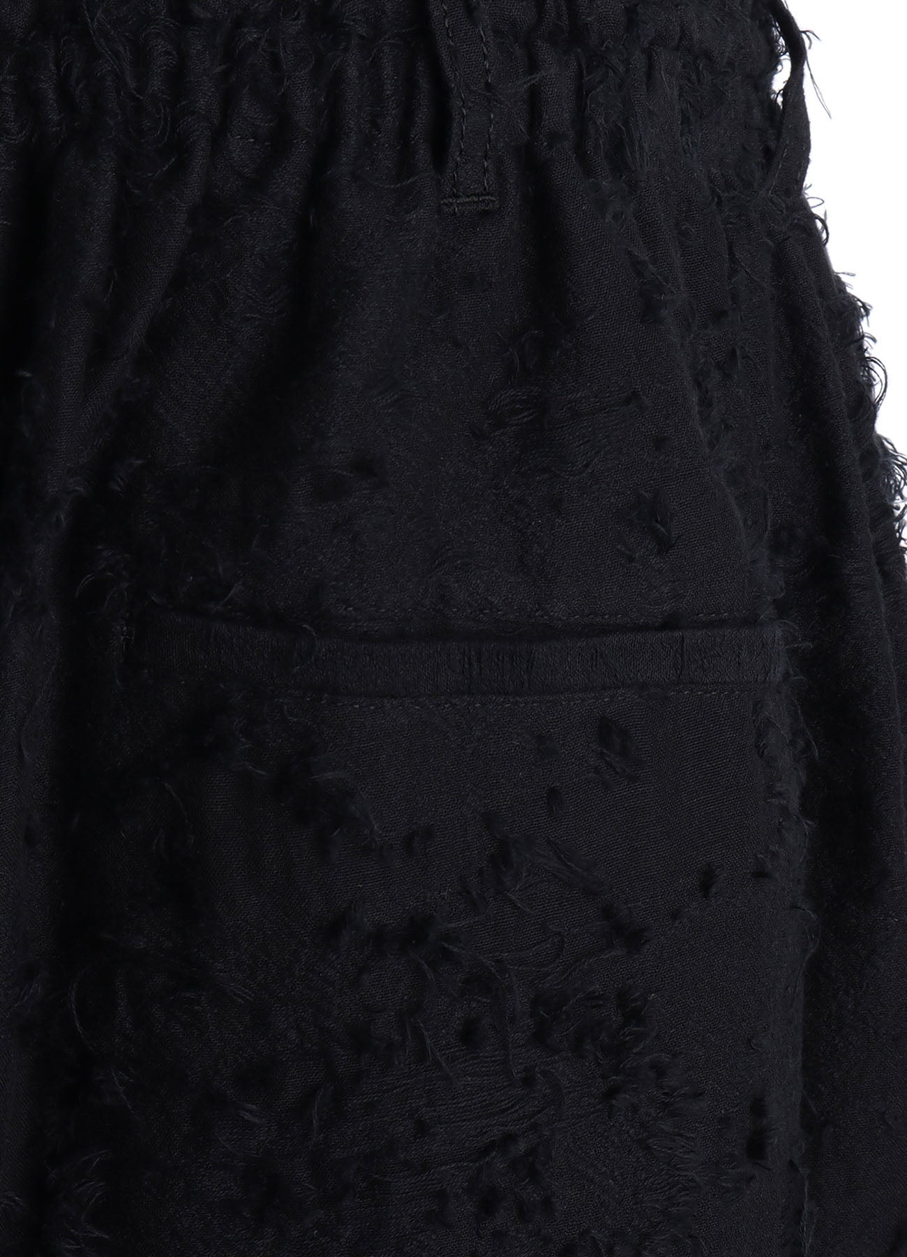 COTTON BOTANICAL SHEER JACQUARD CULOTTE PANTS