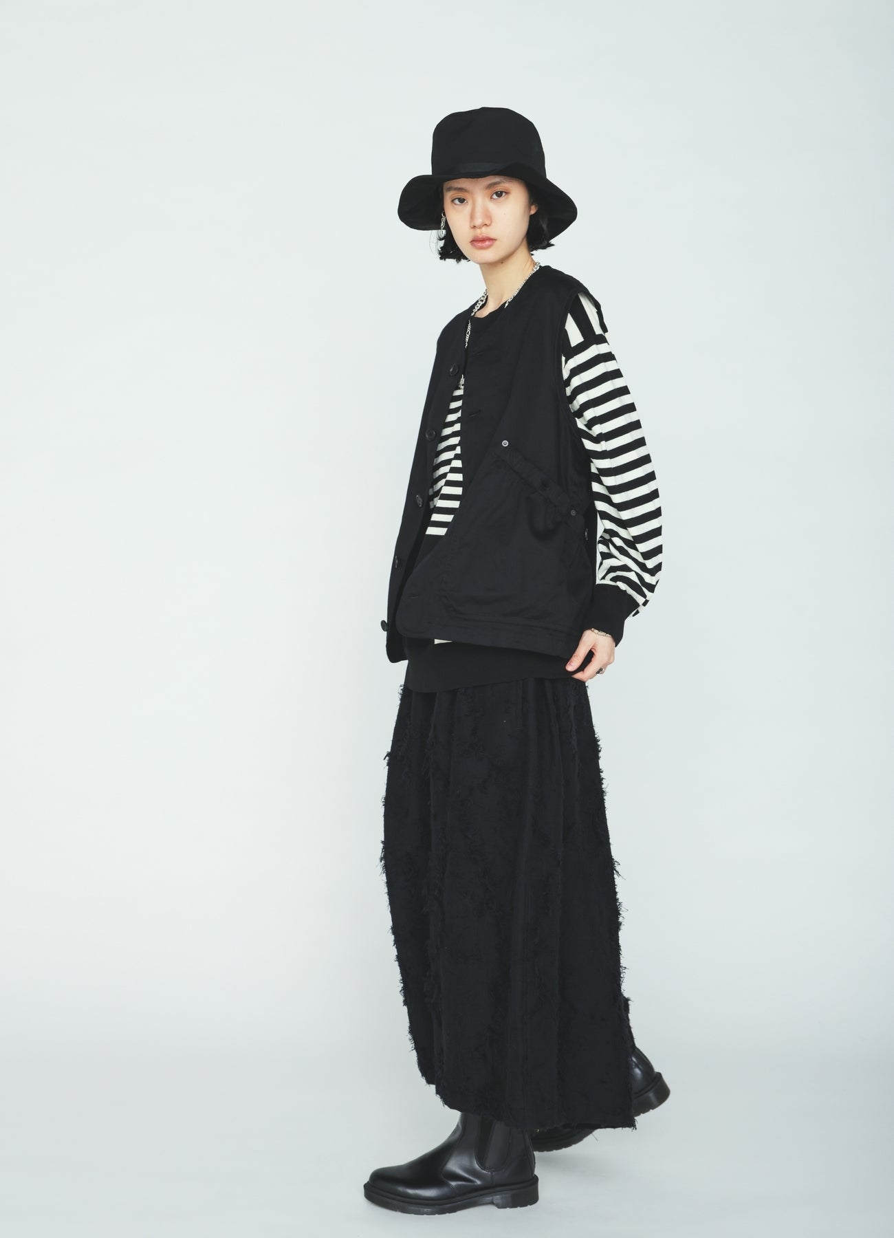 COTTON BOTANICAL SHEER JACQUARD CULOTTE PANTS