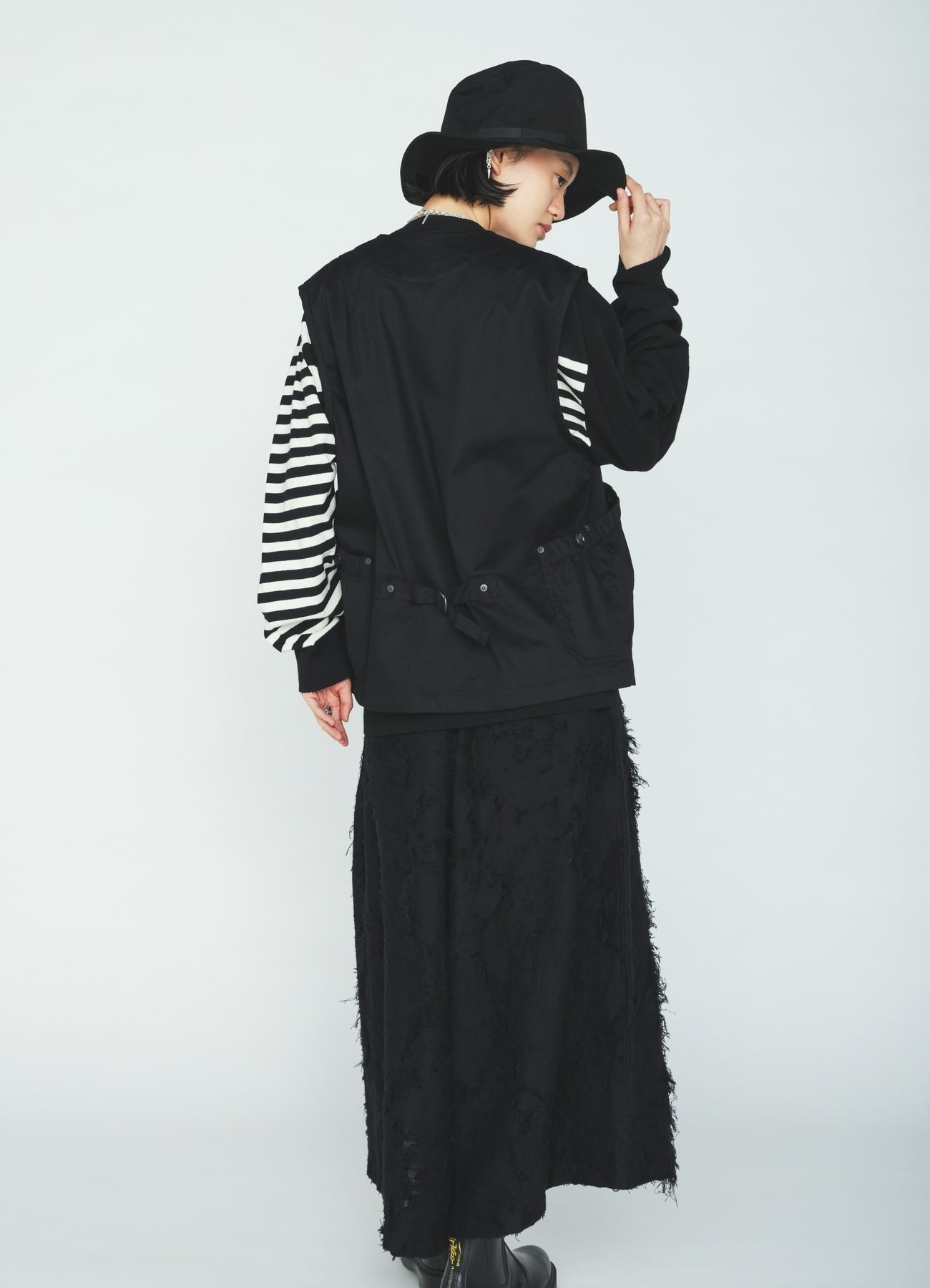 COTTON BOTANICAL SHEER JACQUARD CULOTTE PANTS