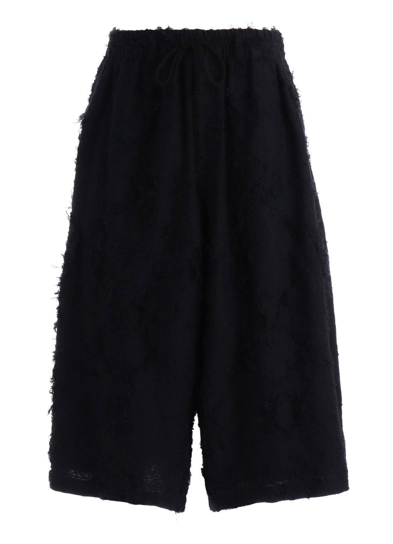 COTTON BOTANICAL SHEER JACQUARD CULOTTE PANTS