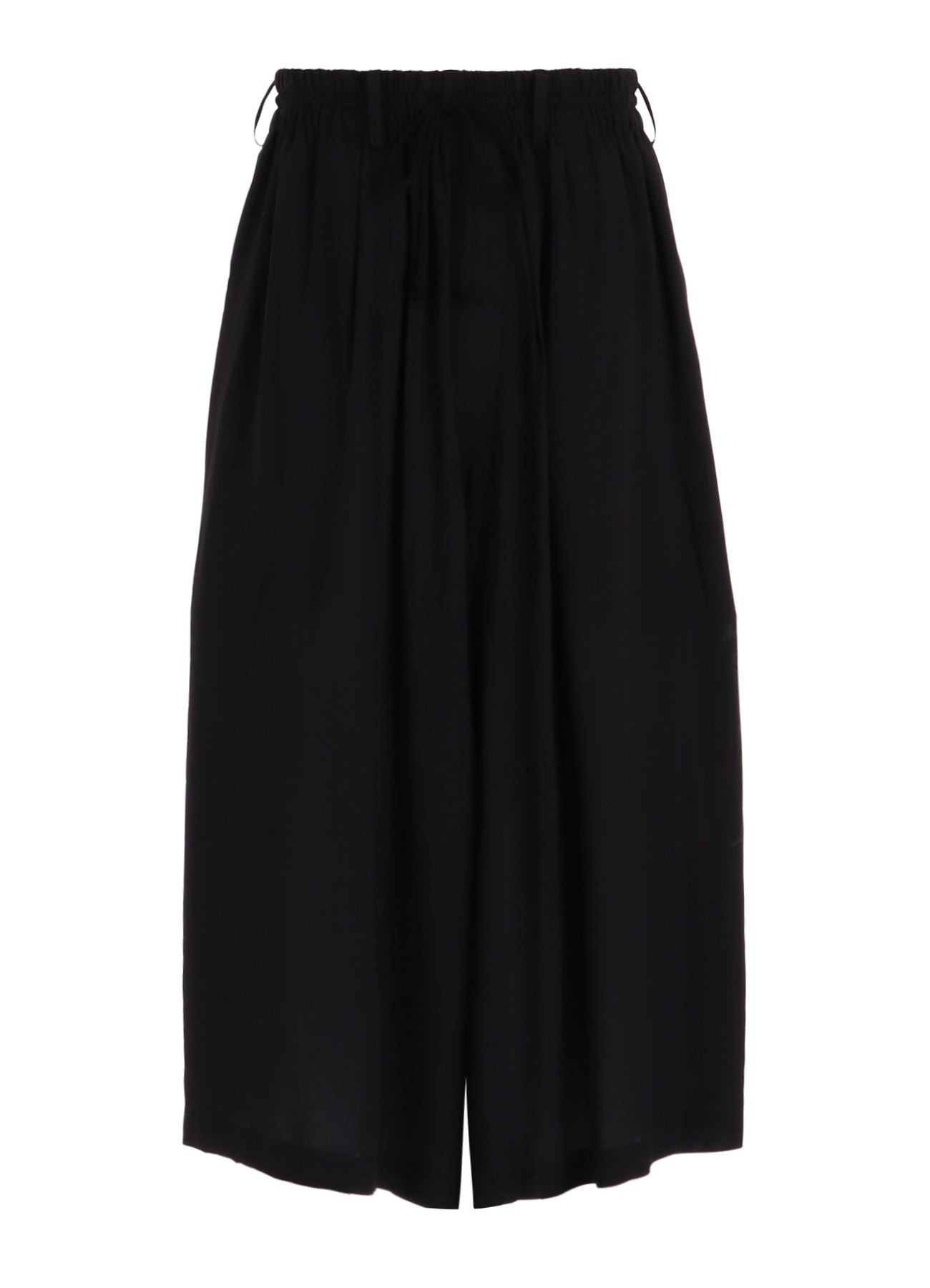 RAYON “Y” LETTER AND RED FLOWER PRINT CULOTTE PANTS