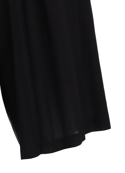 RAYON “Y” LETTER AND RED FLOWER PRINT CULOTTE PANTS