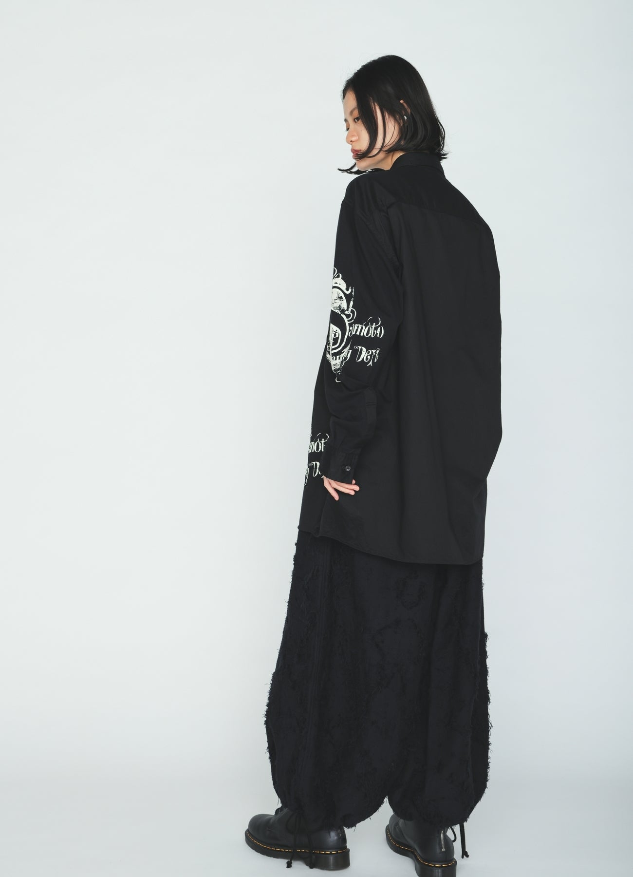 COTTON BOTANICAL SHEER JACQUARD HAKAMA BALLOON PANTS – THE SHOP