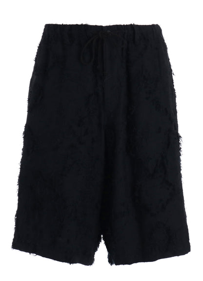 COTTON BOTANICAL SHEER JACQUARD SHORT PANTS