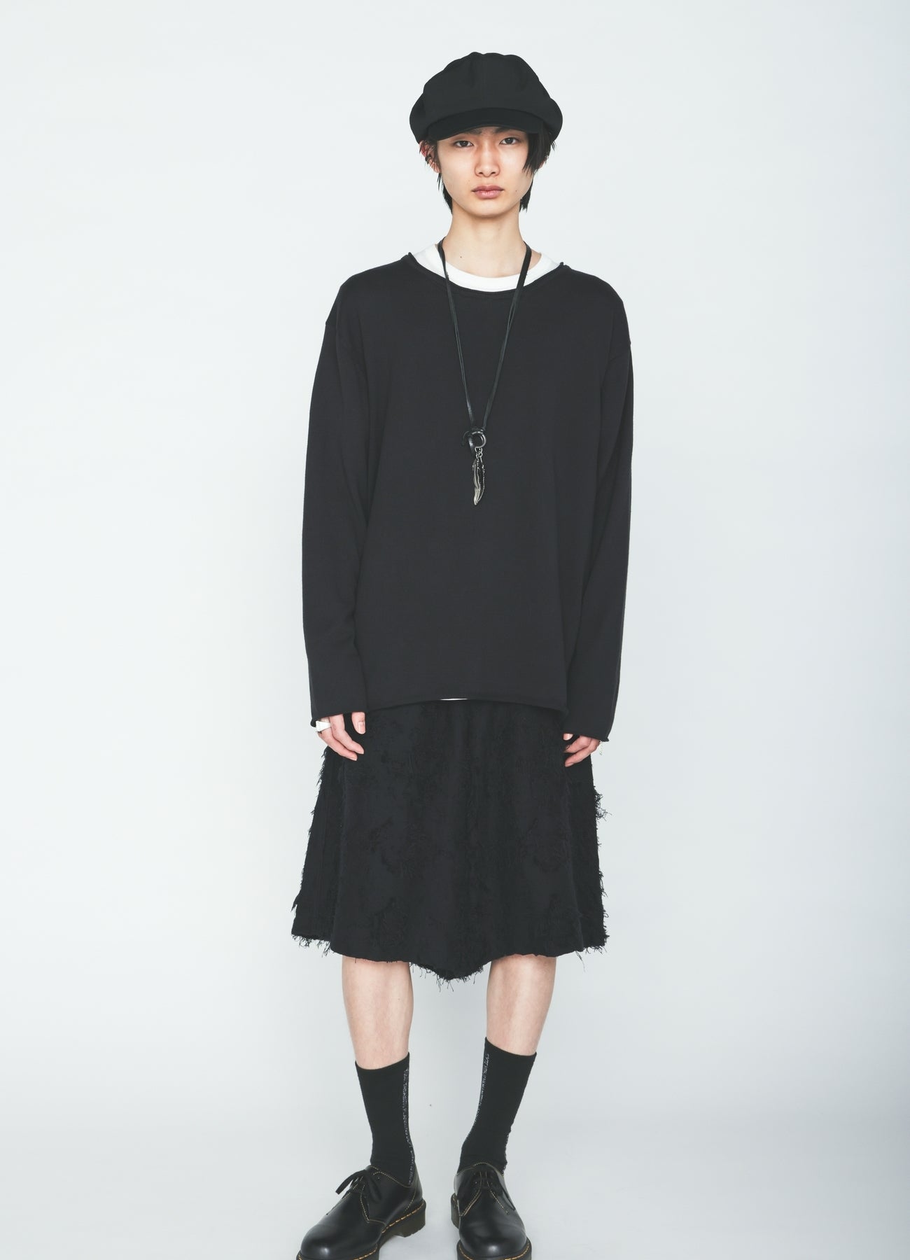 COTTON BOTANICAL SHEER JACQUARD SHORT PANTS