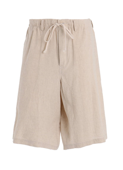 Cotton-Linen Poplin HALF PANTS