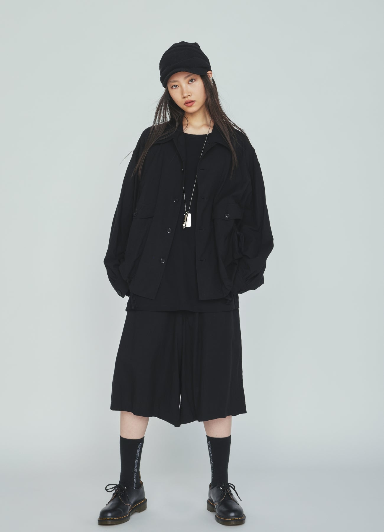 Cotton-Linen Poplin HALF PANTS