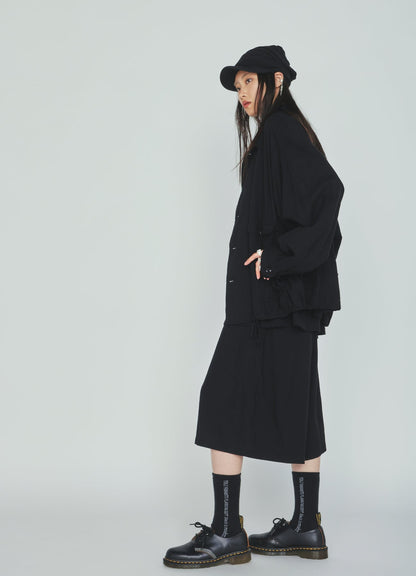 Cotton-Linen Poplin HALF PANTS